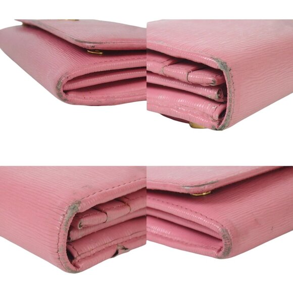 032190AR (K2) Prada Wallet Long Pink Leather - Picture 6 of 16